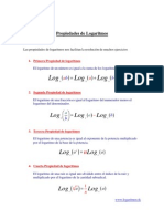 00 Propiedades de logaritmos