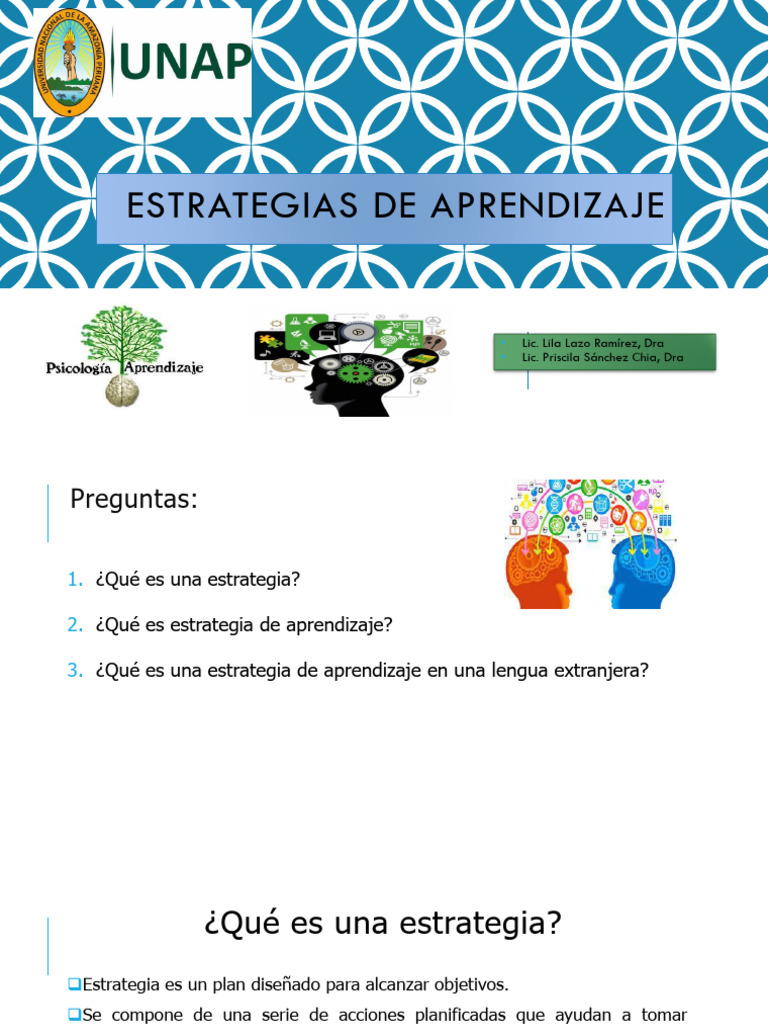 Estrategias de Aprendizaje | PDF | Aprendizaje | Enseñando