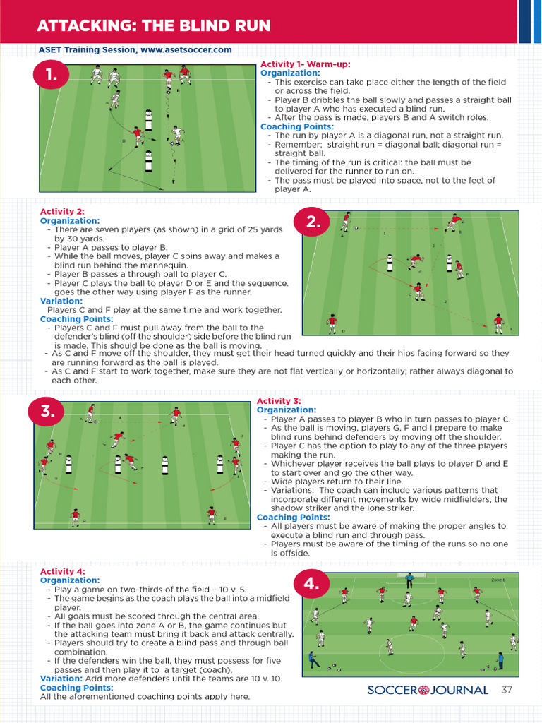 Training The Blind Run | PDF | Forward (Association Football ...