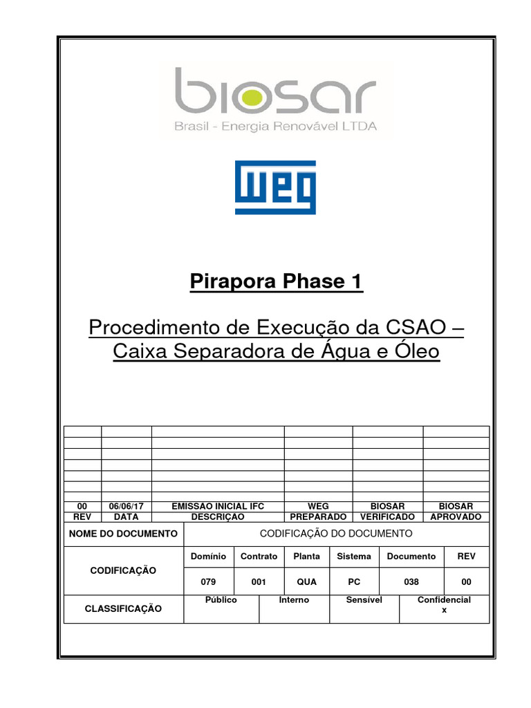 079-001-QUA-PC-038 - 00 (IFC) Procedimento de Execução Da CSAO - Caixa ...