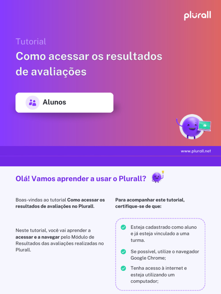 Acesse Resultados de Avaliações Plurall | PDF | Informática
