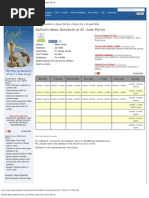 Download Catholic Mass Schedule at St Jude Parish Davao City Davao Del Sur by Emmanuel Acuna SN74570653 doc pdf