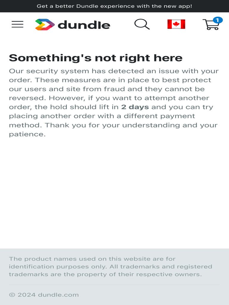 Order Issue Notification from Dundle | PDF | Business