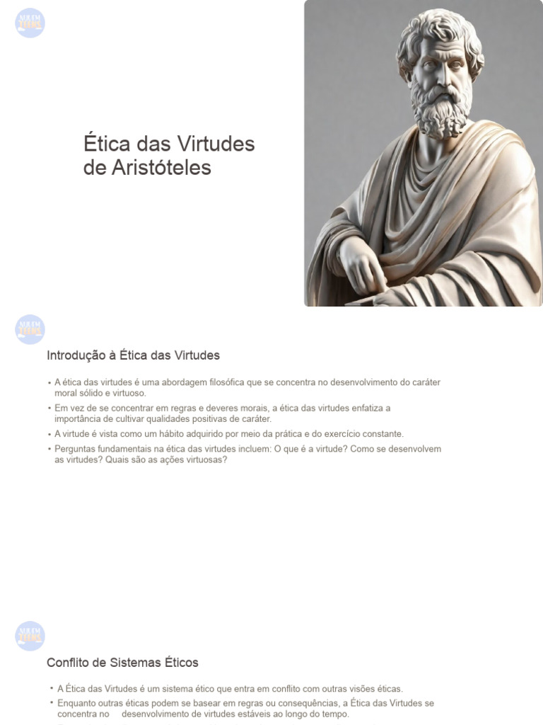 Ética das Virtudes de Aristóteles: Fundamentos | PDF | Ética das ...