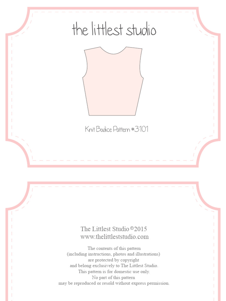 Lil Black Dress Pattern PDF Fashion Clothing