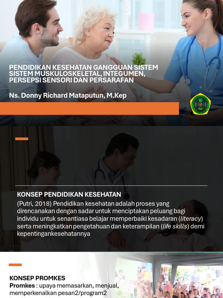 Pendidikan Kesehatan Gangguan Sistem Kesehatan | PDF | Kesehatan Holistik