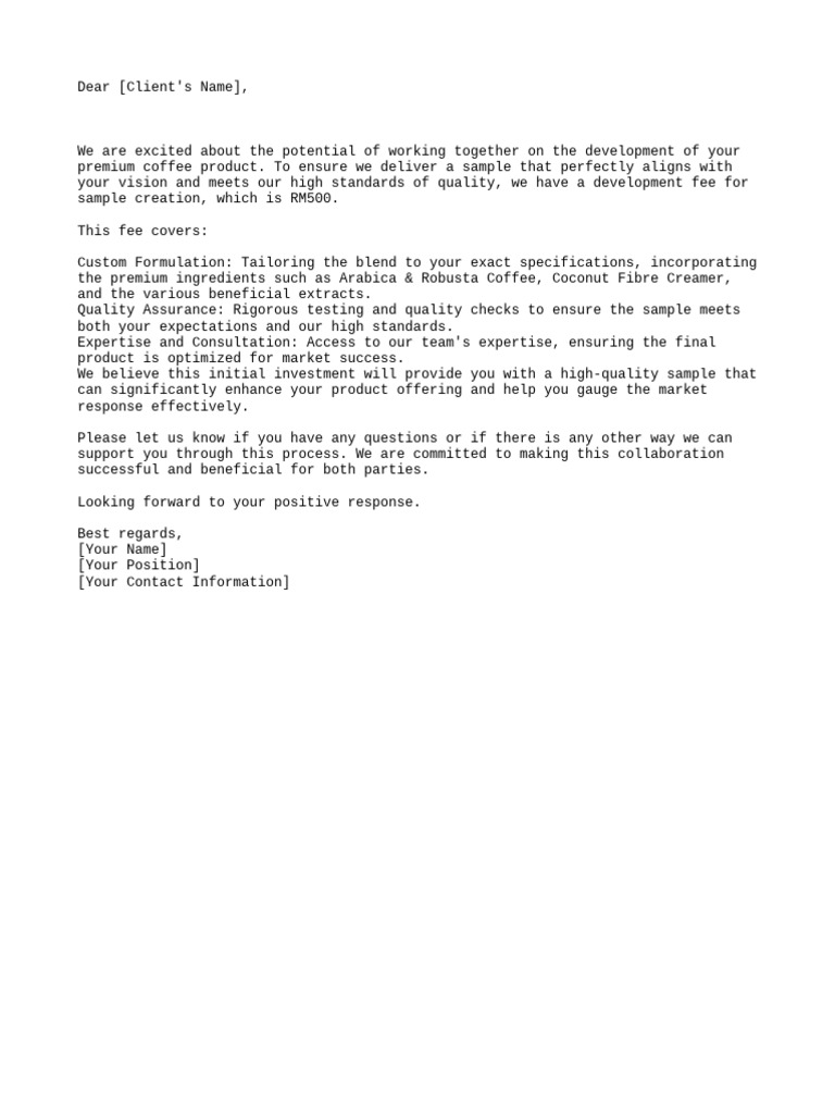 Development Fee Template | PDF | Career & Growth | Business