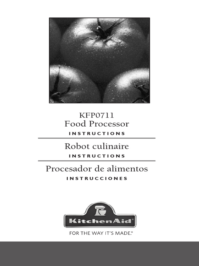 OLD KITCHENAID FOOD PROCESSOR MANUAL PDF intelligence overview