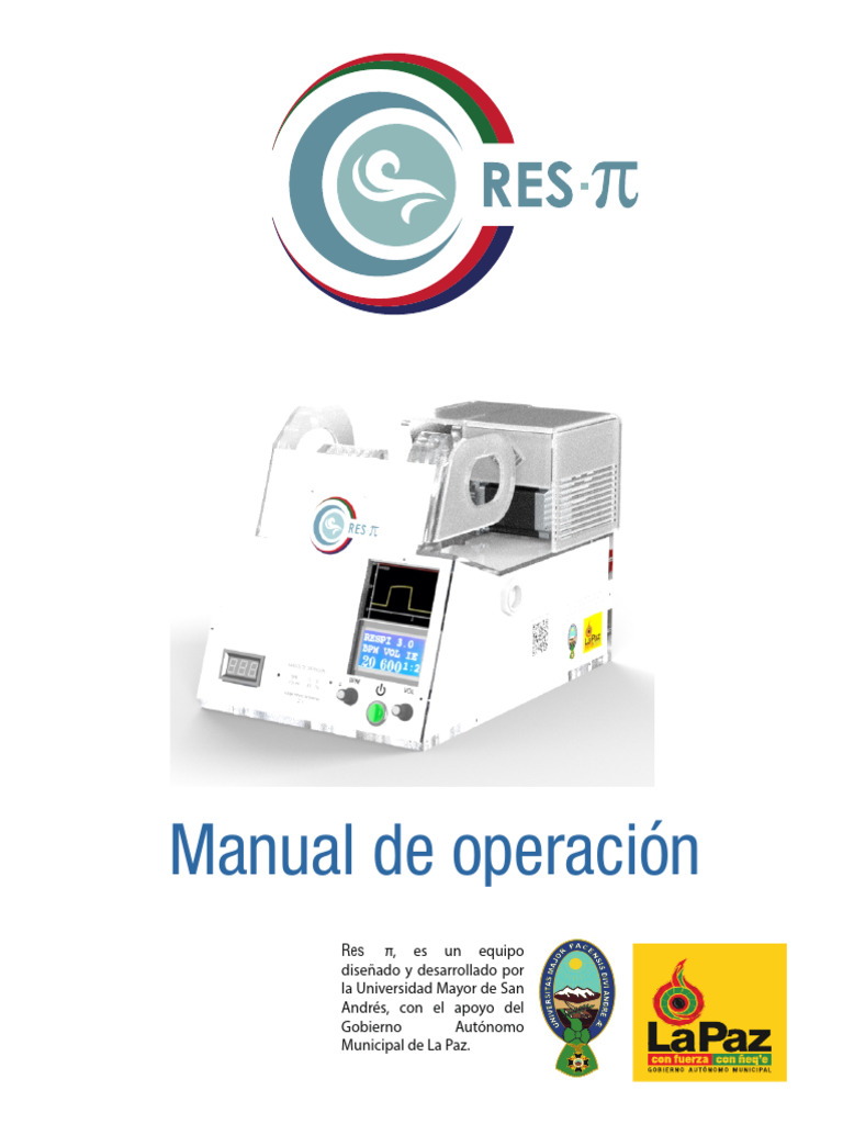 Manual de Operación del Ventilador ResPi | PDF | Cambiar | Electricidad