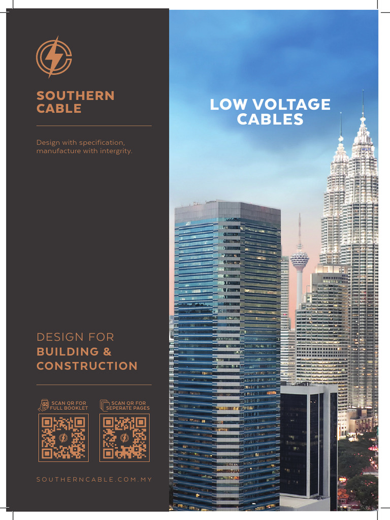 Southern Cable Low Voltage Catalogue | PDF | Electrical Wiring ...