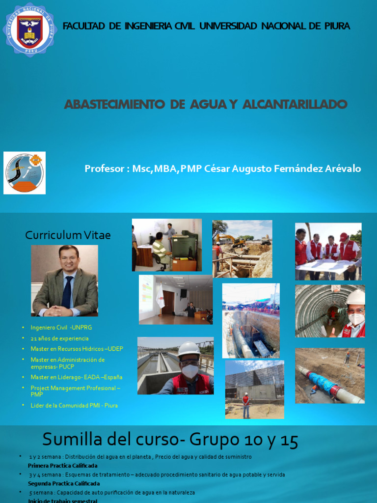 Abastecimiento y Alcantarillado de Agua | PDF | Saneamiento | Agua