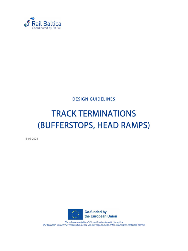 Track Termination Design Guidelines | PDF | Train | Rail Transport