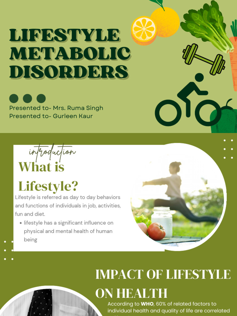 Impact of Lifestyle on Metabolic Disorders | PDF | Diabetes | Obesity