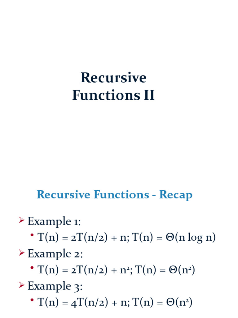 2b Recursive Functions II | PDF | Mathematics | Mathematical Logic