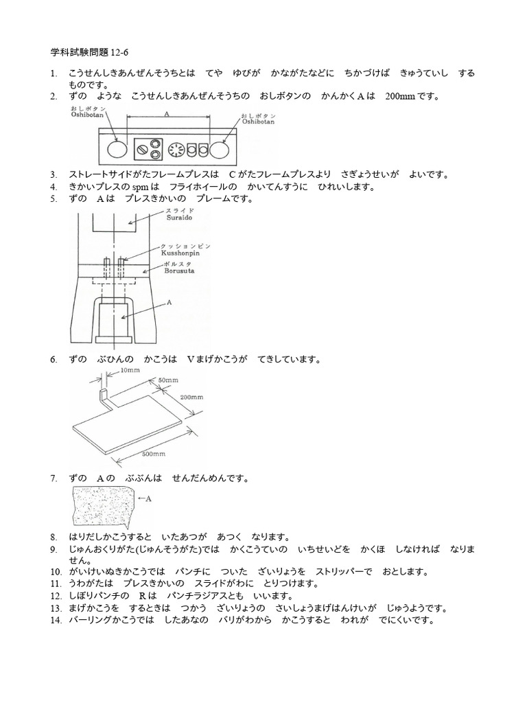 学科試験問題12 6 | PDF