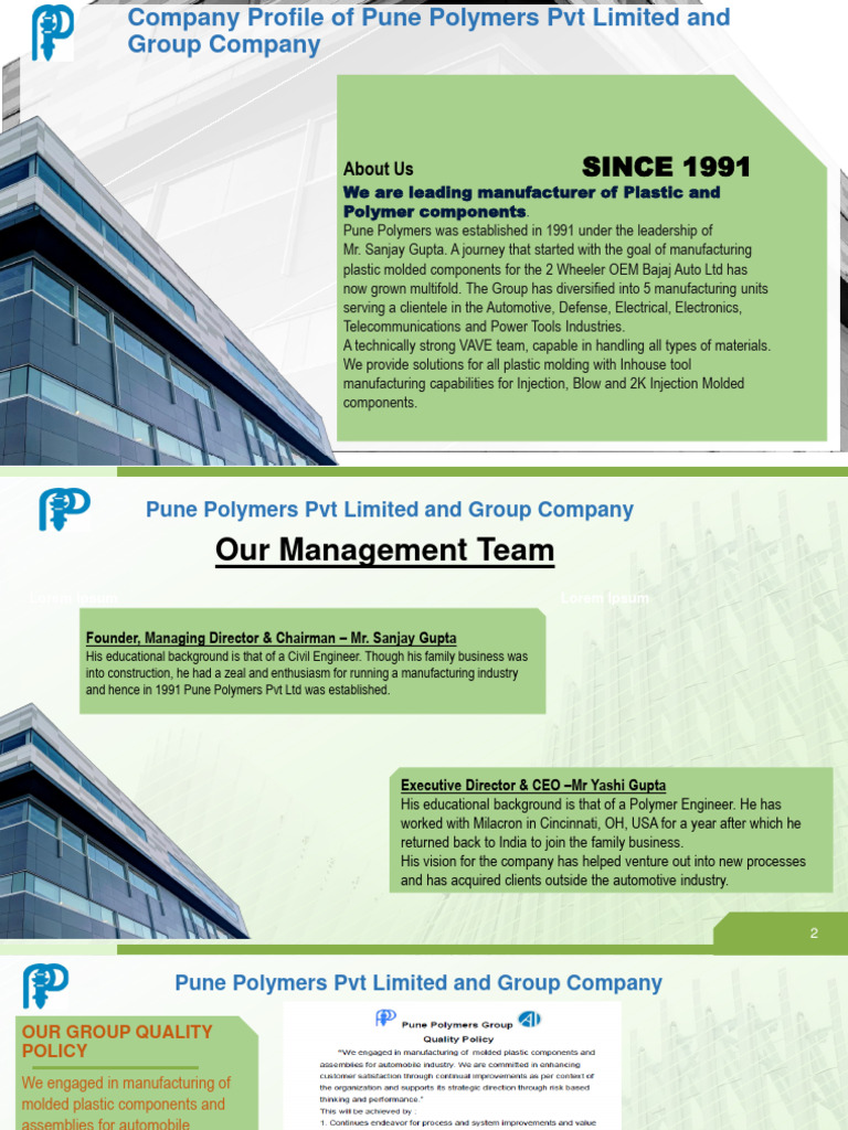 Pune Polymers: Leading Plastic Manufacturer | PDF | Plastic | Poly ...