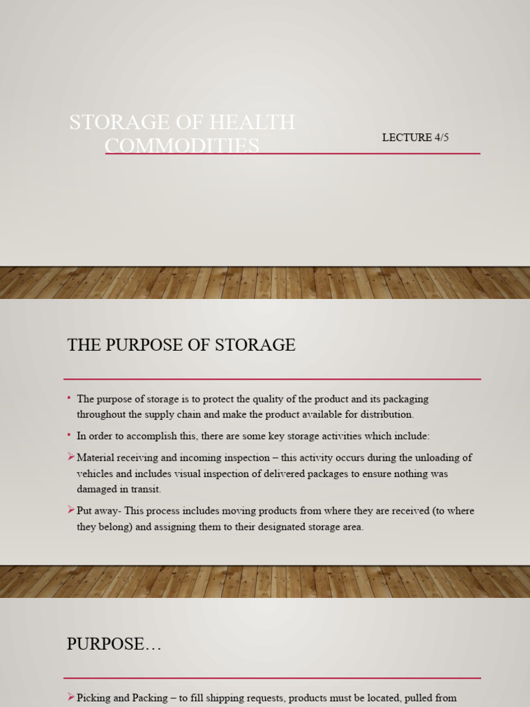 Health Commodities Storage Guidelines | PDF | Shelf Life | Inventory