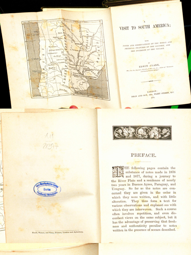 Clark Edwin, Visit To South America | PDF