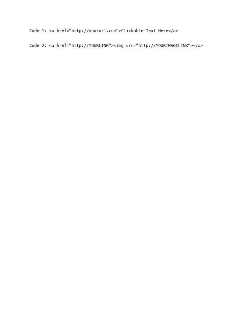 Clickable Codes | PDF