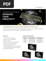 Data Sheet PC sn8000s Nvme SSD 202404 | PDF | Solid State Drive | Flash ...