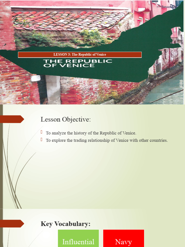 The Republic of Venice | PDF | Republic Of Venice | Byzantine Empire