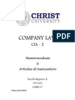 Company Law As