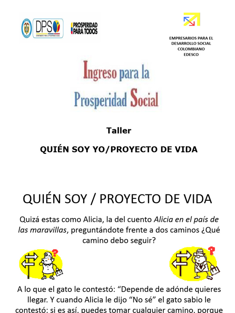 1 QuiÇn soy Proyecto de vida | PDF | Conceptos psicologicos | Ciencias ...