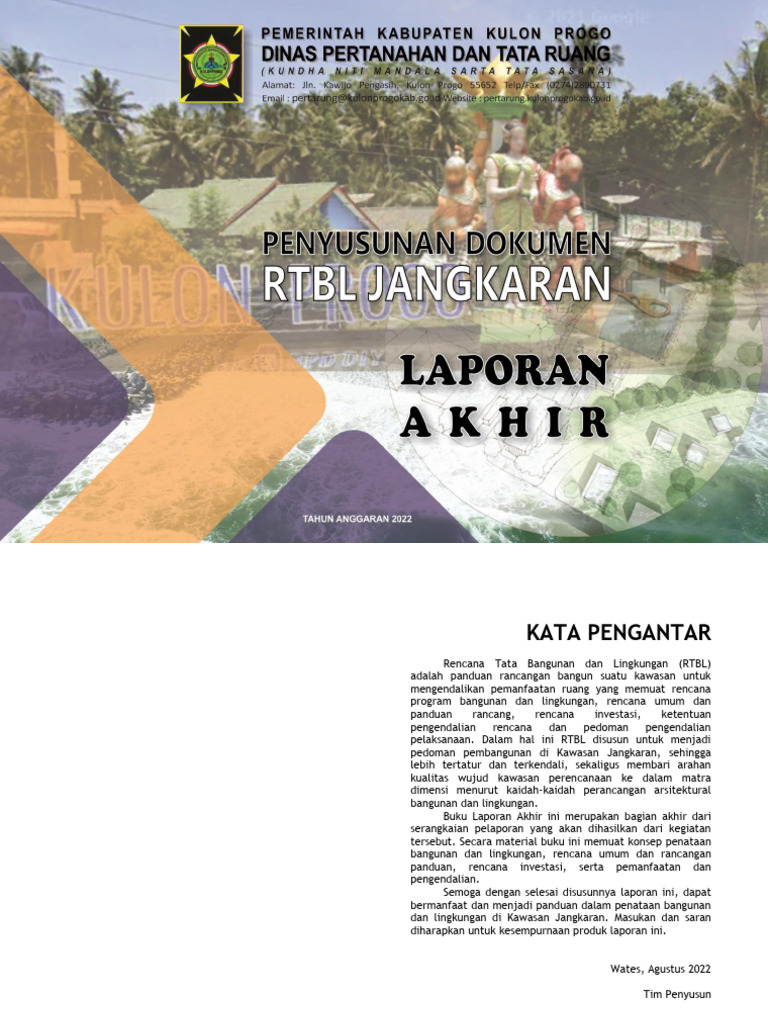 RTBL Kawasan Jangkaran: Panduan Tata Ruang | PDF