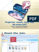Mengenali Ruang Kerja MS Access 2007
