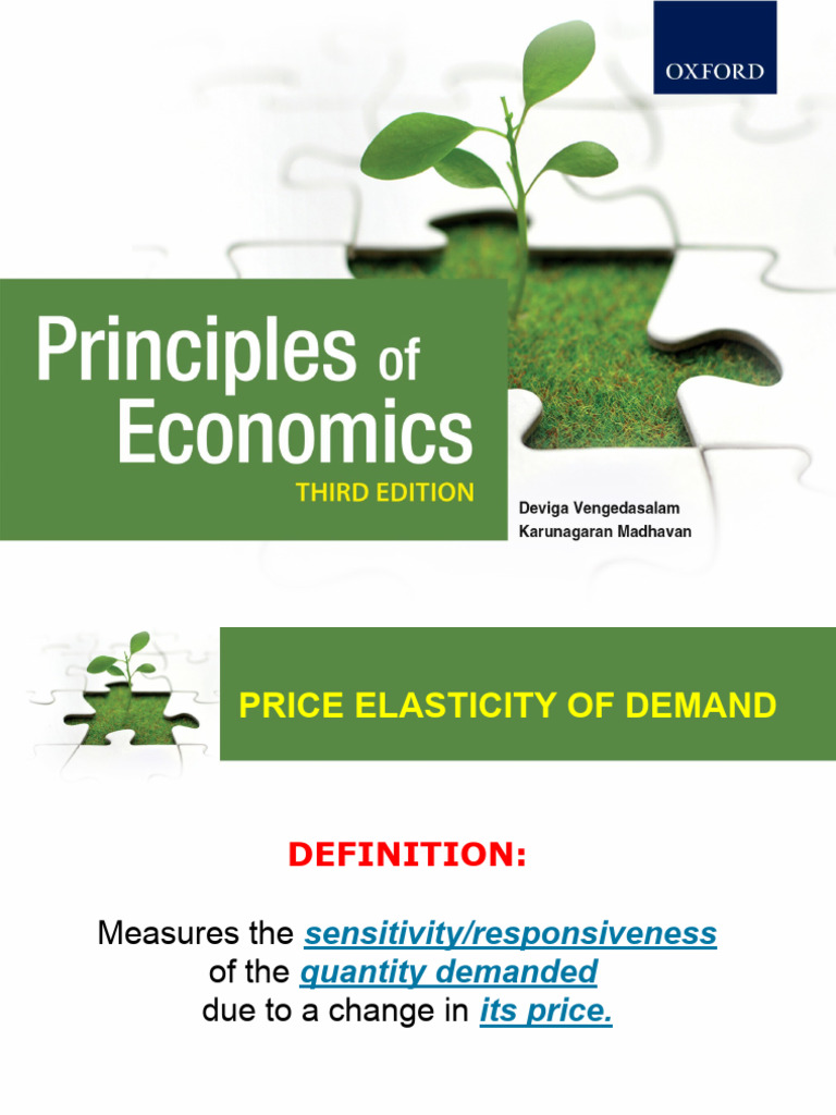 Chapter 3 Elasticity | PDF | Elasticity (Economics) | Demand