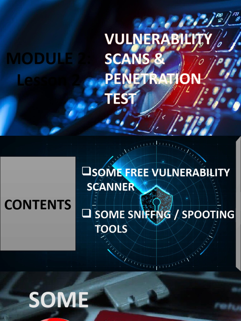 Vulnerability Scanning and Pen Testing Tools | PDF | Databases | Proxy ...