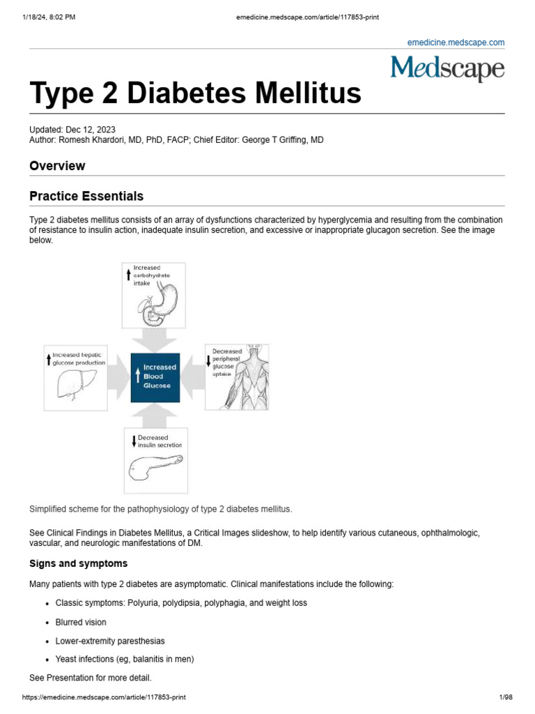 Diabeti Tip2.medscape - Com - Article - 117853-Print | PDF