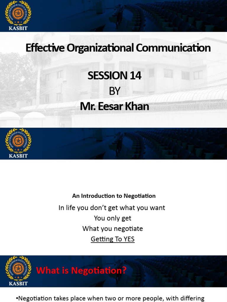 Mastering Effective Negotiation Skills | PDF | Negotiation | Social ...
