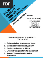 Lowenfeld's Artistic Development Stages | PDF | Drawing | Awareness