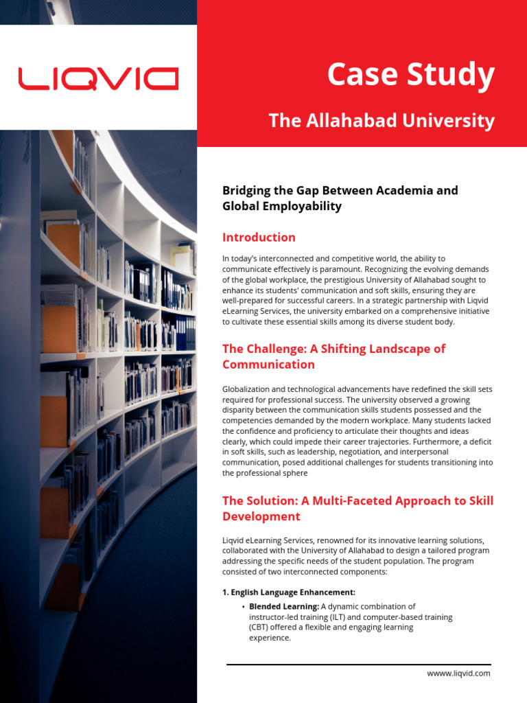 Enhancing Skills at Allahabad University | PDF | Educational Technology ...