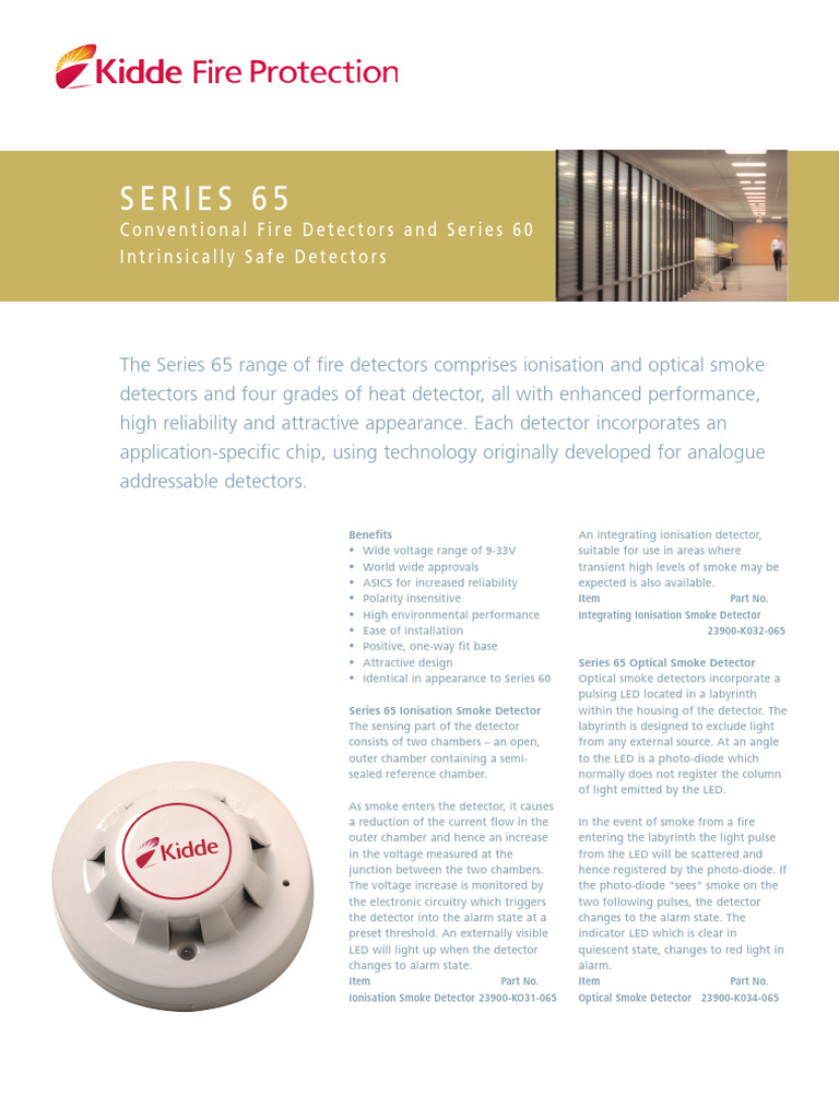 Series 65 Detectors | PDF | Light Emitting Diode | Sensor