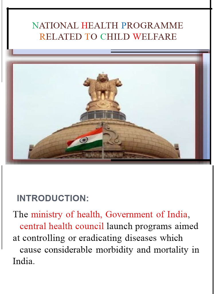 National Programmes Related To Child Health - 3 | PDF | Tuberculosis ...