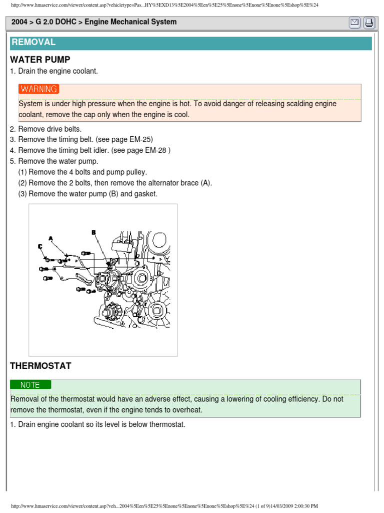 Cooling System Repair Procedures | PDF | Thermostat | Radiator