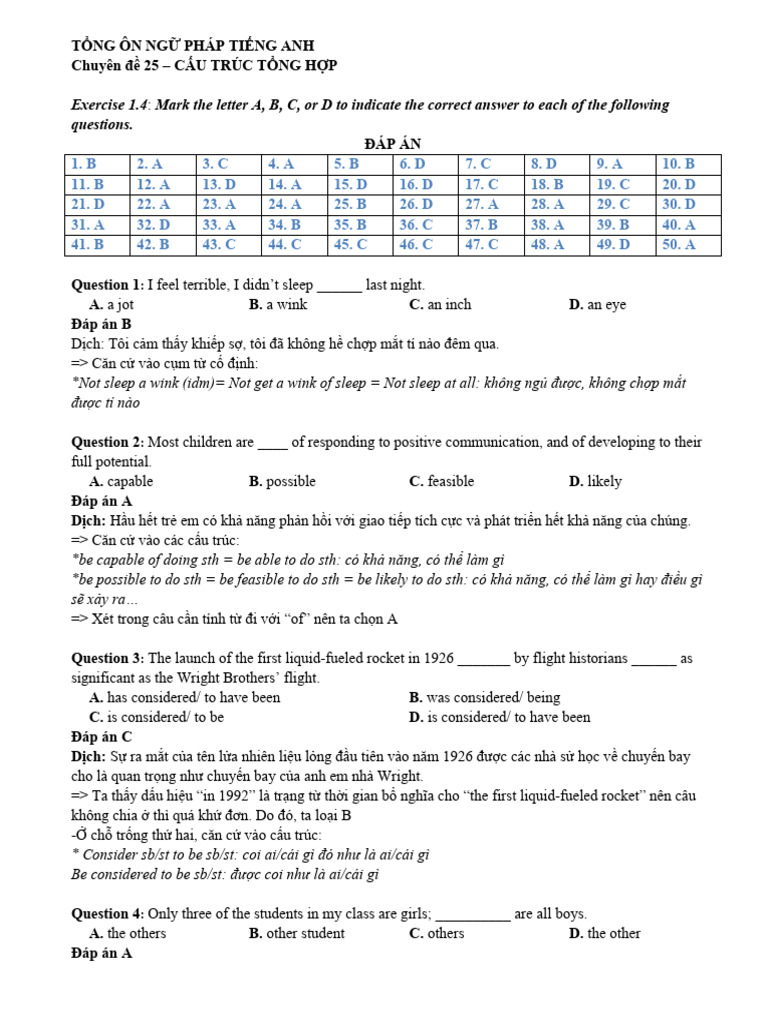 CD25 Exercise 1.4 KEY | PDF