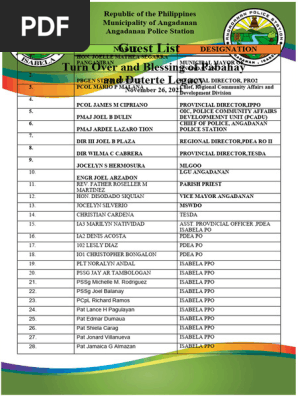GUEST LIST