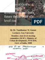 Goa's Urbanisation and The Impact of Sea Level Rise-By Dr. Nandkumar M Kamat