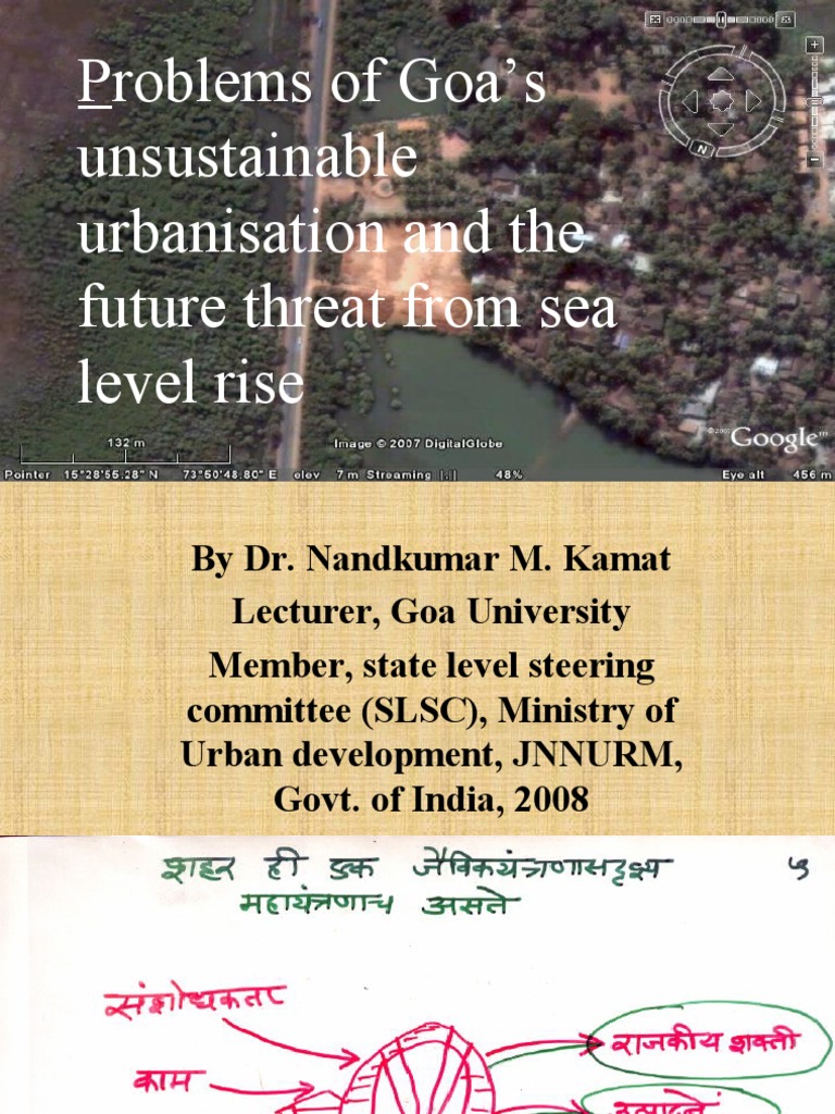 Goa's Urbanization and Sea Level Threats | PDF | Sea Level Rise ...