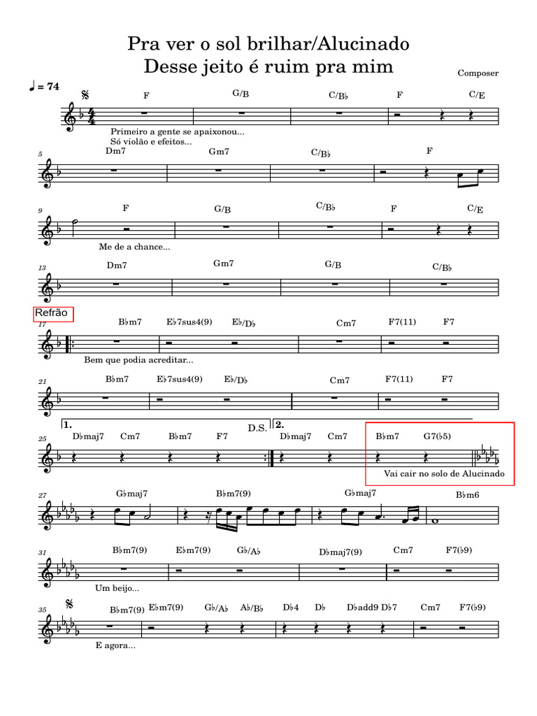 6 - Pra Ver o Sol Brilhar | PDF