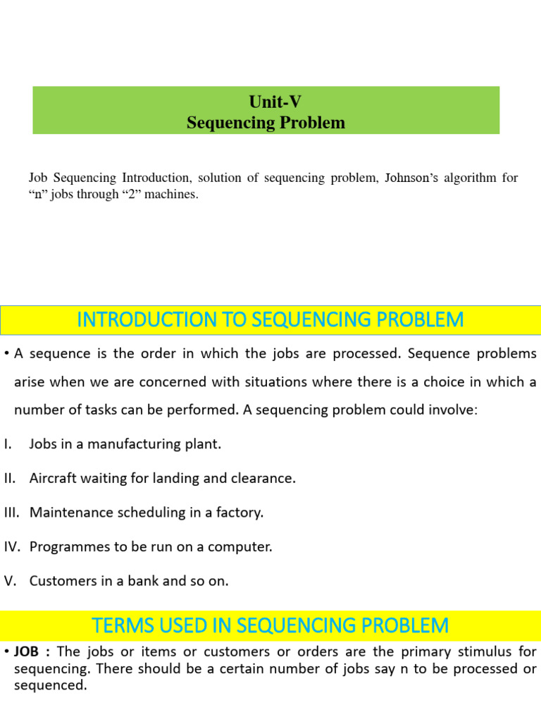 UNIT V Optimization Techniques | PDF | Machines | Operations Research