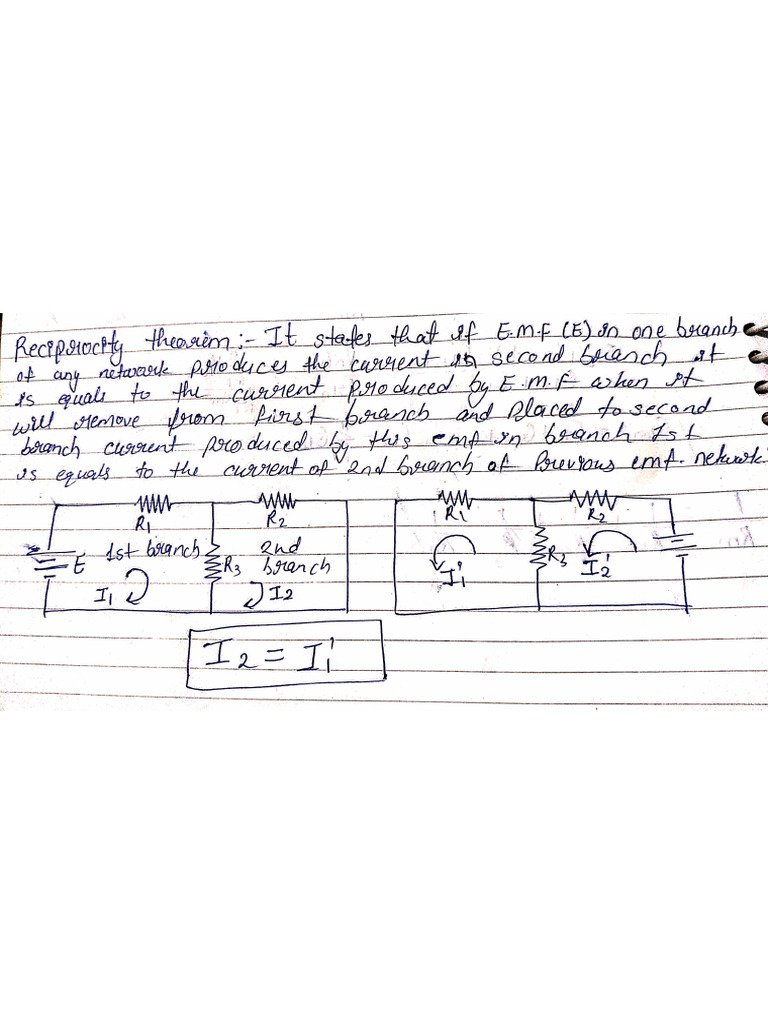 Reciprocity Theorem Pdf
