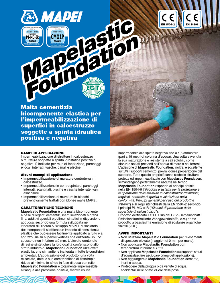 Mapelastic Data Sheet | PDF