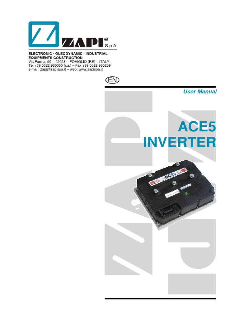 Best Motor - Zapi 120V | PDF | Electromagnetic Compatibility ...