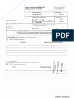 Donald E OBrien Financial Disclosure Report For 2009