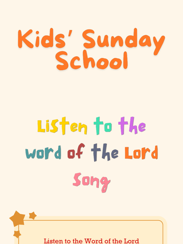 SUNDAY SCHOOL LESSONS FOR KIDS PDF visual data 7