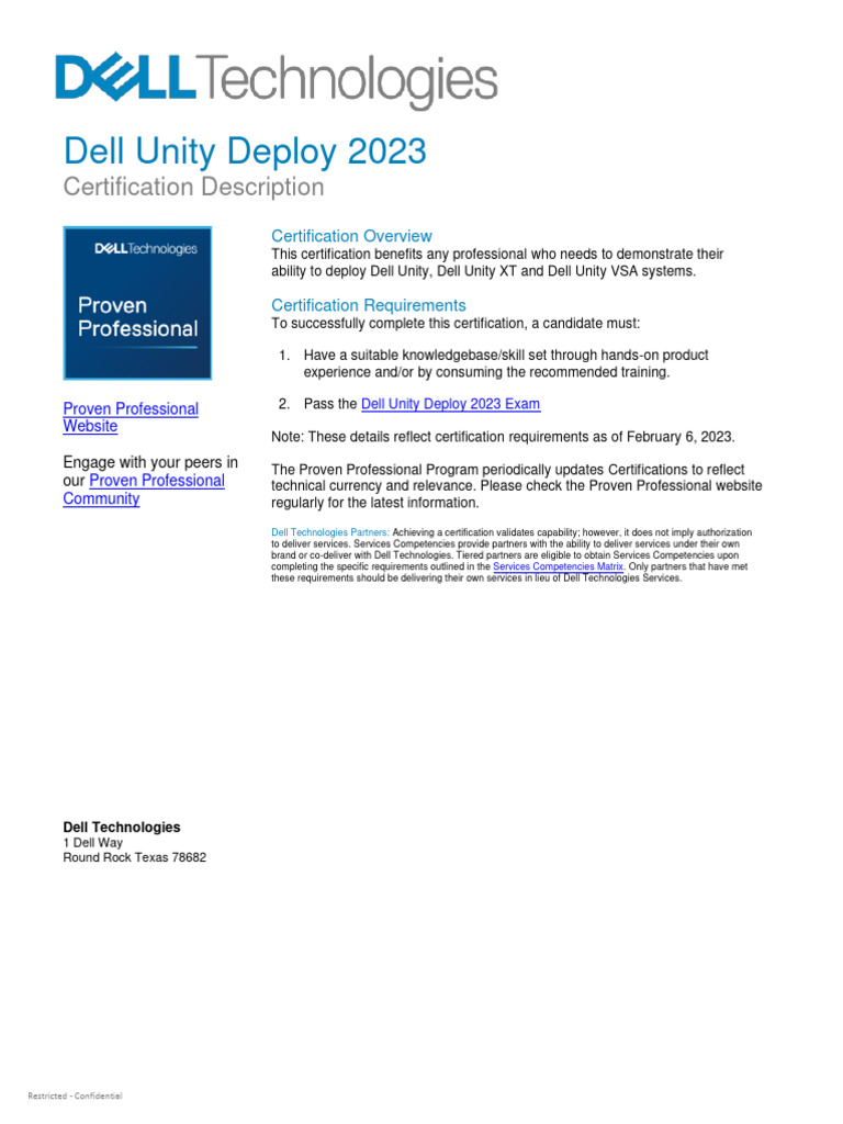 D UN DY 23 Deploy - Unity - Exam | PDF | Computer Data Storage | Computing